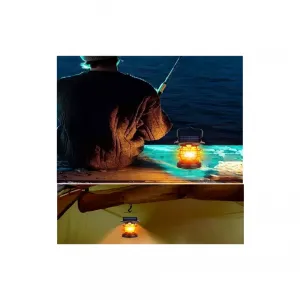 감성캠핑 동작 감지 태양광 충전 C타입 LED 멀티 랜턴