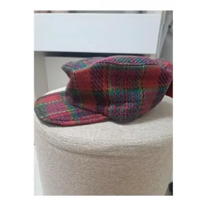 빈티지 체크 여성 빵모자 캡모자 팔각모 뉴스보이캡